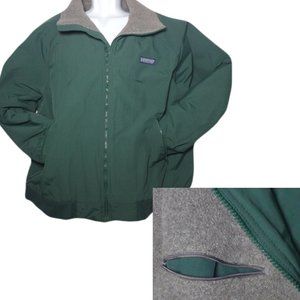 Lands' End Men's Windbreaker Jacket Green XL